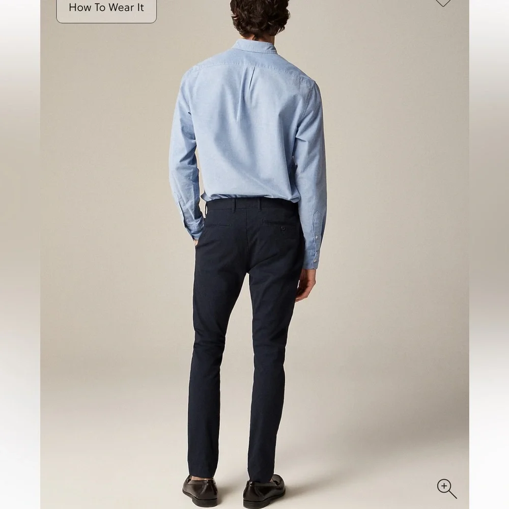 J.Crew 250 skinny-fit pant in stretch chino 31/34